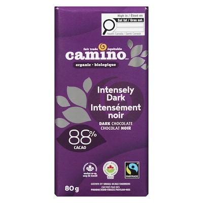 Équitable Biologique Chocolat Noir 88 % de Cacao