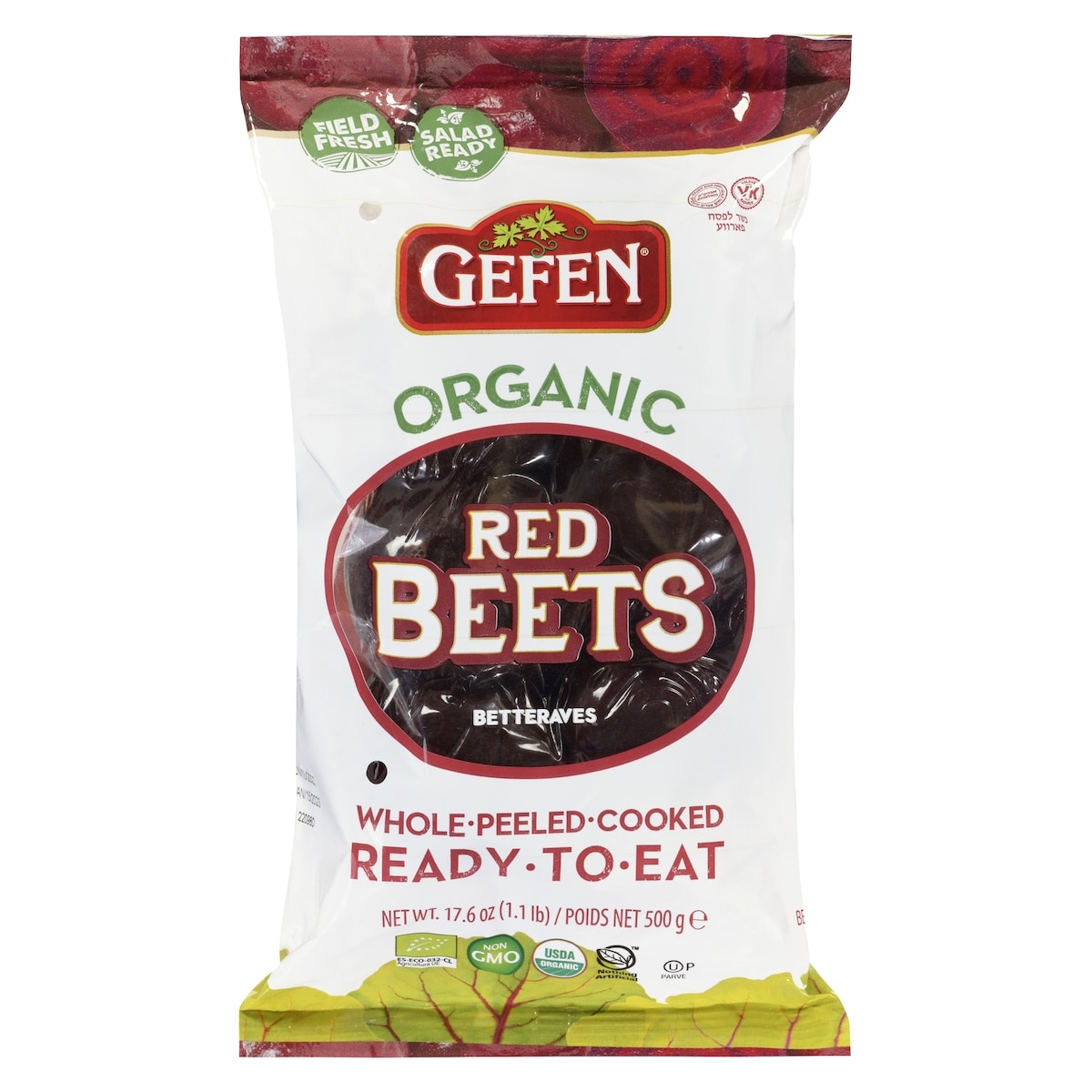 Gefen Kosher Organic Beets    498 g, $1.00/100g