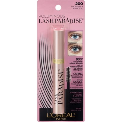 L'Oreal Paris Lengthening Mascara, Volume & Length for Up to 24Hours, Blackest 10 ml, $147.90/100ml
