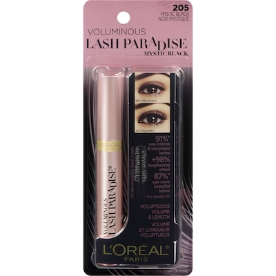 L'Oreal Paris Lengthening Mascara,Volume&Length for Up to 24Hours,Mystic Black 10 ml, $147.90/100ml