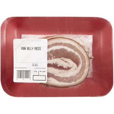null Pork Belly Pieces $16.51/1kg $7.49/1lb