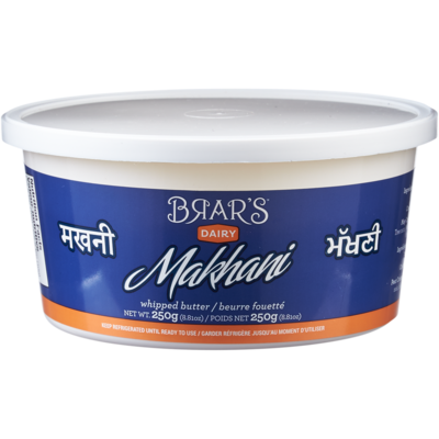 Brar's Dairy Makhani 250 g, $2.80/100g