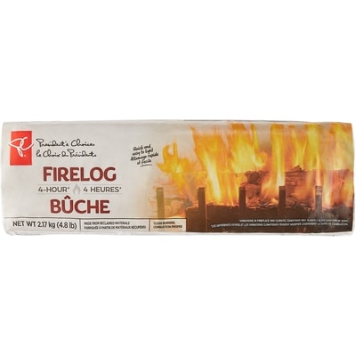 President's Choice 4 Hour Firelogs 1 ea, $5.00/1ea