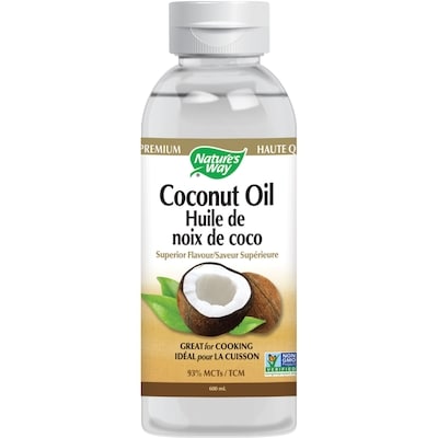 Nature’s Way Huile de Noix de Coco Saveur Supérieure 600 ml, 3,97 $/100ml