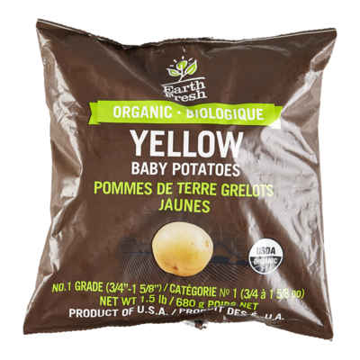 Mini-pommes de terre Yukon biologiques