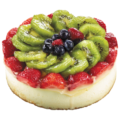 null Gâteau au fromage, garniture aux fruits, 6 po 900 g, 1,67 $/100g