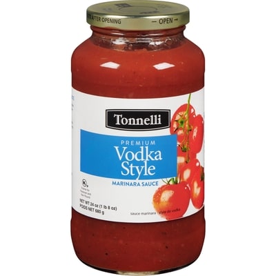 Tonnelli Kosher Marinara Vodka Sauce 710 g, $1.13/100g