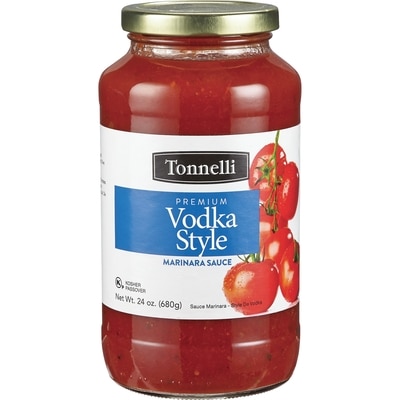 Tonnelli Sauce marinara à la vodka casher 710 g, 1,13 $/100g