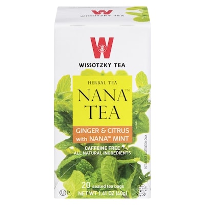 Wissotzky Kosher Tea, Nana Mint with Ginger and Lemon 30 g, $16.63/100g