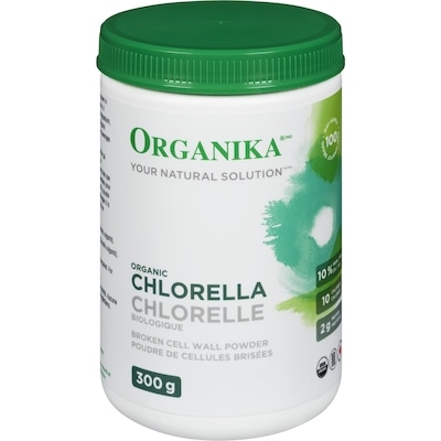 Organika Poudre de chlorelle 300 g, 21,00 $/100g