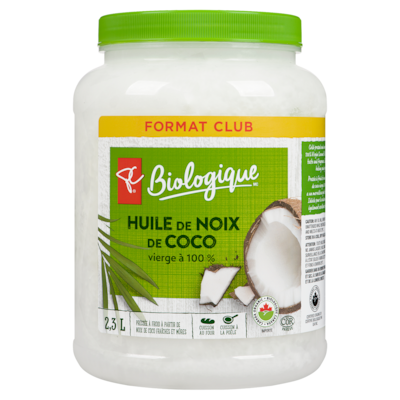 PC Biologique Huile De Noix De Coco, Large 2.3 l, 1,74 $/100ml