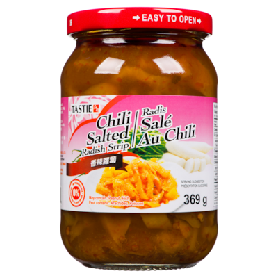 Tastee Tranches de Radis Salé au Piment 369 g, 1,08 $/100g