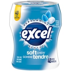 Wrigley’s Menthe poivrée, gomme tendre, sans sucre 1 ea, 4,00 $/1ch