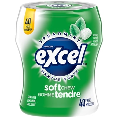 Wrigley’s Menthe verte, gomme tendre sans sucre 1 ea, 5,29 $/1ch