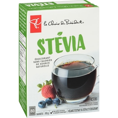 Sachets d'édulcorant Stevia