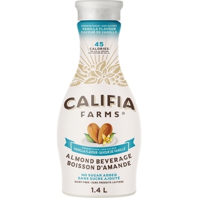 Califia Farms Califia Unsweetened Almond Vanilla Beverage  1.4 l, $0.43/100ml