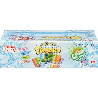 Kisko Sucettes glacées géantes 40x150.0 ml, 0,23 $/100ml