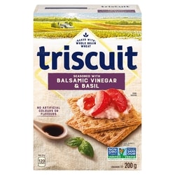 Christie TRISCUIT Balsamic Vinegar & Basil Crackers 200 g, $2.25/100g