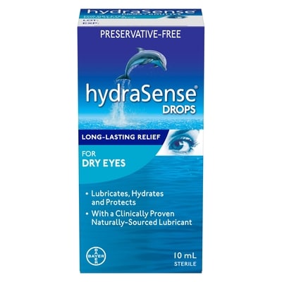 Hydrasense Eye Drops, For Dry Eyes, Preservative Free 10 ml, $149.90/100ml