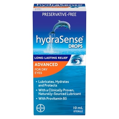 Hydrasense Advanced Eye Drops, For Dry Eyes, Preservative Free 10 ml, $169.90/100ml