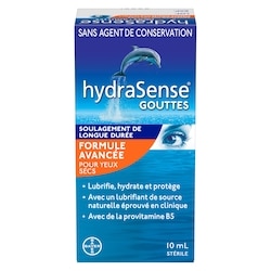 Hydrasense Gouttes oculaires Formule avancée, pour yeux secs 10 ml, 175,00 $/100ml