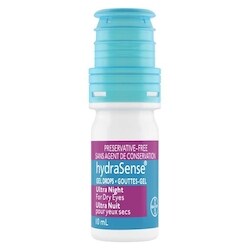 Hydrasense Night Therapy Eye Drops, For Dry Eyes, Preservative