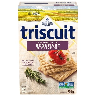 Christie TRISCUIT Rosemary & Olive Oil Crackers, 200 g, $2.13/100g