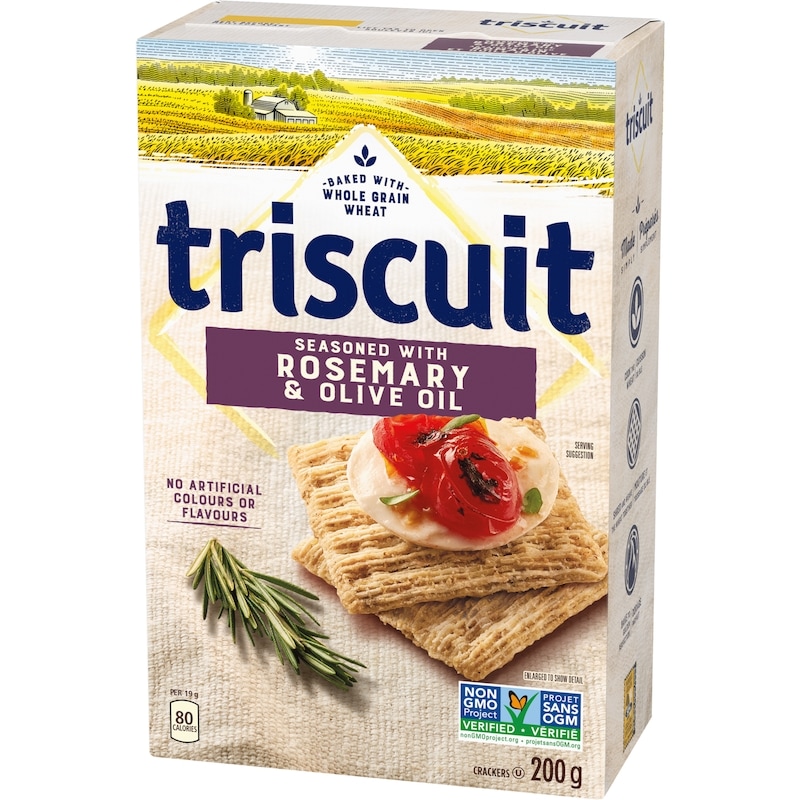 TRISCUIT Rosemary & Olive Oil Crackers,