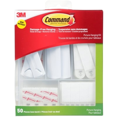 3M Command Brand Picture Hanging Kit 50 Pieces 1 ea, $28.00/1ea