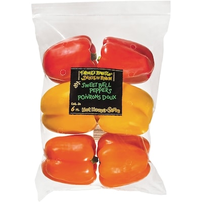 Farmer's Market Mixed Peppers (6 Pack) 6x1.0 ea, $1.67/1ea