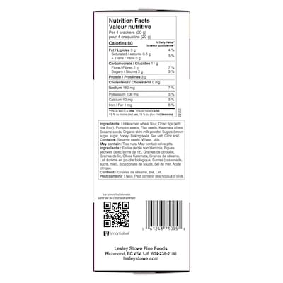Lesley Stowe Raincoast Crisps Fig and Olive