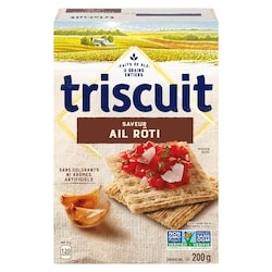 Christie TRISCUIT à Saveur d’ail Rôti Craquelins 200 g, 1,50 $/100g