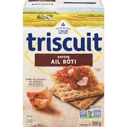 Christie TRISCUIT à Saveur d’ail Rôti Craquelins 200 g, 2,25 $/100g