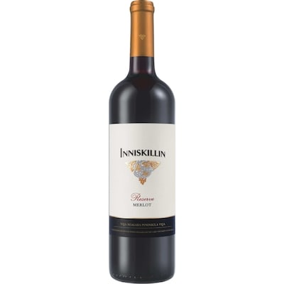 INNISKILLIN Red Wine Reserve Merlot 2018 (ID required at pick-up) 750 ml, $3.34/100ml