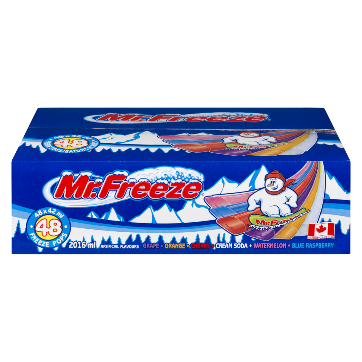 Mr Freeze Canada Day Freezies