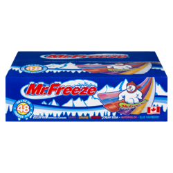 Mr Freeze Canada Day Freezies, 48 Freeze Pops 2016 ml, $0.30/100ml