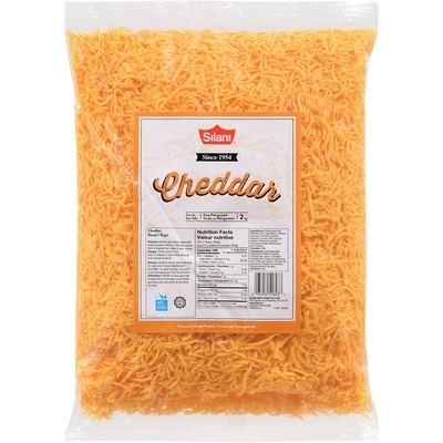 Silani Ched Produit de Fromage Fondu Cheddar Râpé 2 kg, 1,35 $/100g