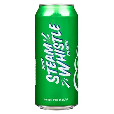 Steam Whistle Pilsner Beer (ID required at pick-up) 473 ml, $0.95/100ml