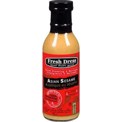 Fresh Dress Salad Dressing and Marinade Asian Sesame 355 ml, $2.81/100ml