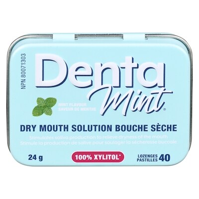 null Solution bouche sèche saveur de menthe 24 ea, 0,25 $/1ch