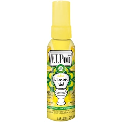 Air Wick Vaporisateur parfumé pour cuvette VIPOO, Lemon Idol, Vaporisateur avant utilisation de la cuvette 55 ml, 14,53 $/100ml