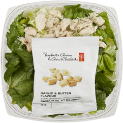 null Salade César au poulet sans bacon, mini 135 g, 4,90 $/100g