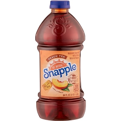 Snapple Kosher Iced Tea, Peach 1890 ml, $0.37/100ml