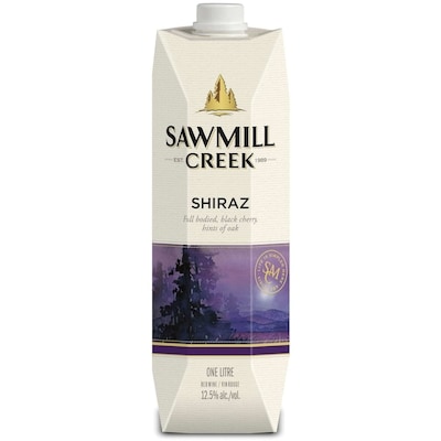 Sawmill Creek Red Wine Shiraz (ID required at pick-up) 1000 ml, $1.55/100ml