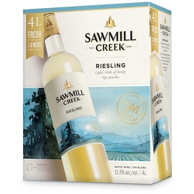 Sawmill Creek White Wine Riesling (ID required at pick-up) 4000 ml, $1.11/100ml