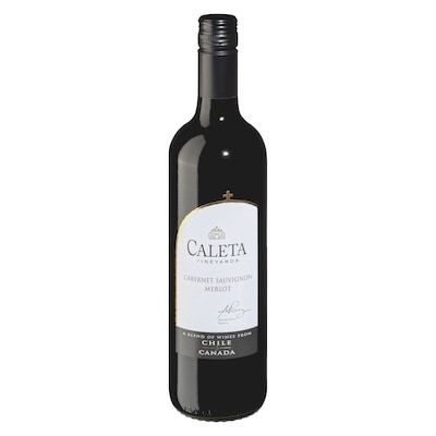 Caleta Red Wine Cabernet Sauvignon Merlot (ID required at pick-up) 750 ml, $1.76/100ml