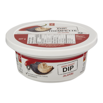 le Choix du Président Trempette au yogourt grec au jalapeño 227 g, 1,32 $/100g