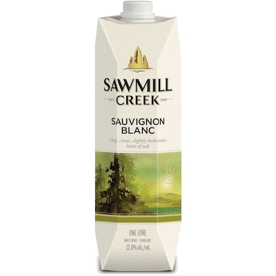 Sawmill Creek White Wine Sauvignon Blanc (ID required at pick-up) 1000 ml, $1.55/100ml
