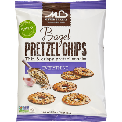 Meyer Bagel Pretzel Chips, Everything 141 g, $2.05/100g