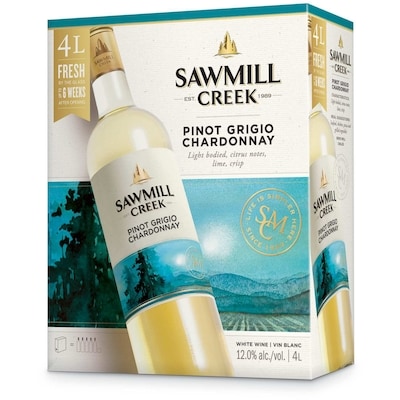 null White Wine Pinot Grigio Chardonnay (ID required at pick-up) 4000 ml, $1.11/100ml